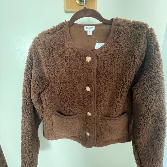 J. Crew Sherpa lady jacket new with tags small - Picture 3 of 6
